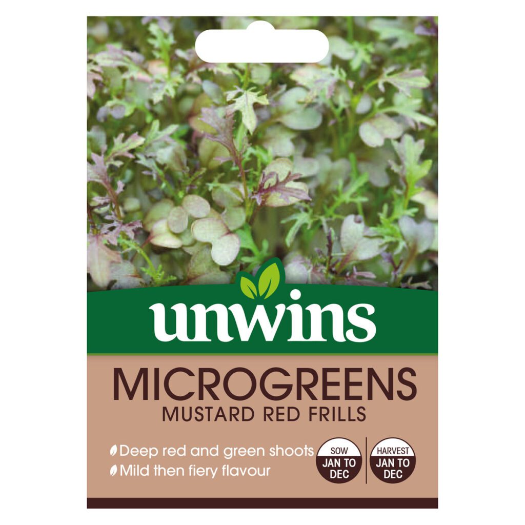 Unwins Microgreens Mustard Red Frills Seeds 5051618030564 2